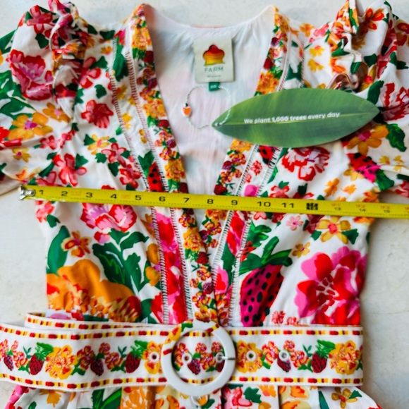 FARM Rio Floral Jumpsuit in Pink and Green - Picture 13 of 15